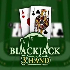 Blackjack 3H (Habanero) online game logo by Habanero on lizarocasinoo.nl