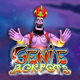 Genie Jackpots logo by Blueprint Gaming Lizaro Casino
