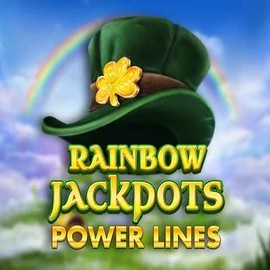 Rainbow Jackpots Power Lines slot visual from Red Tiger Gaming available on lizarocasinoo.nl